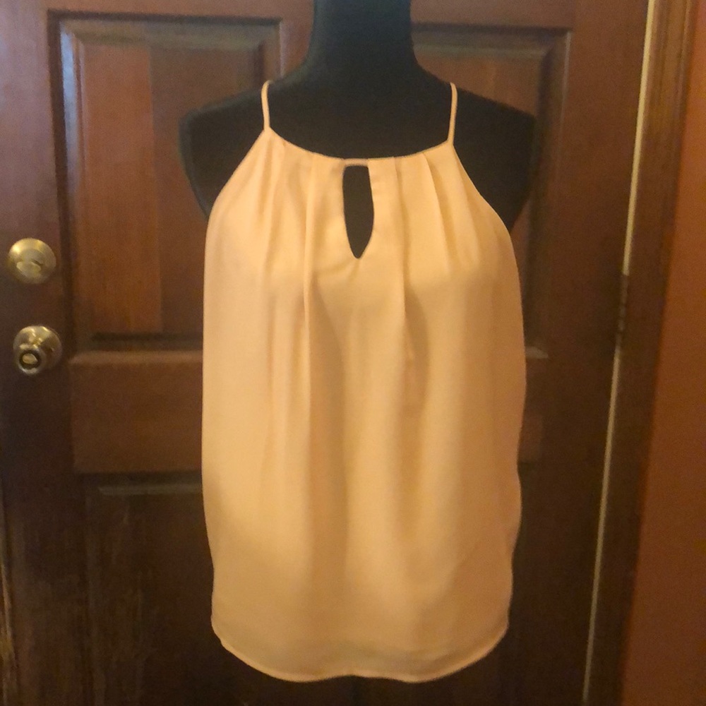 Monteau Blush colored shear tank size M